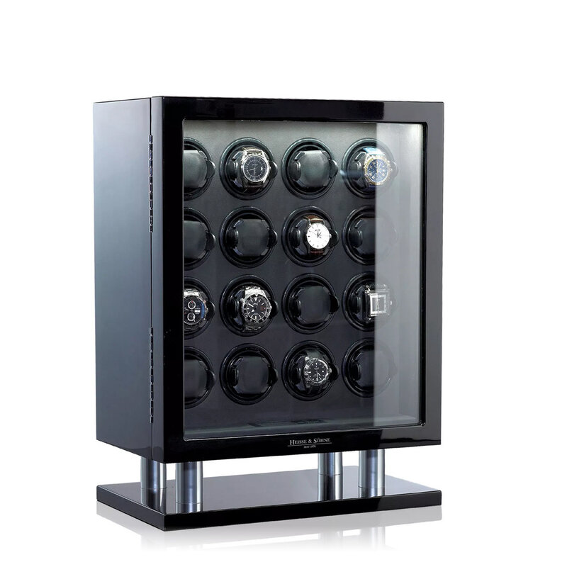 Heisse & Söhne Uhrenbeweger Collector 16 - Schwarz