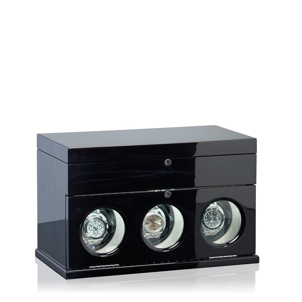 Heisse & Söhne Uhrenbeweger Loop 3 Prime - Schwarz