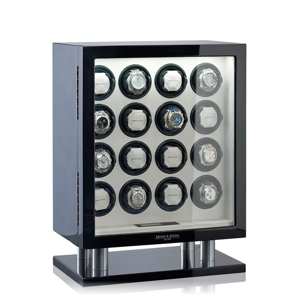 Heisse & Söhne Uhrenbeweger Collector 16 Prime - Schwarz