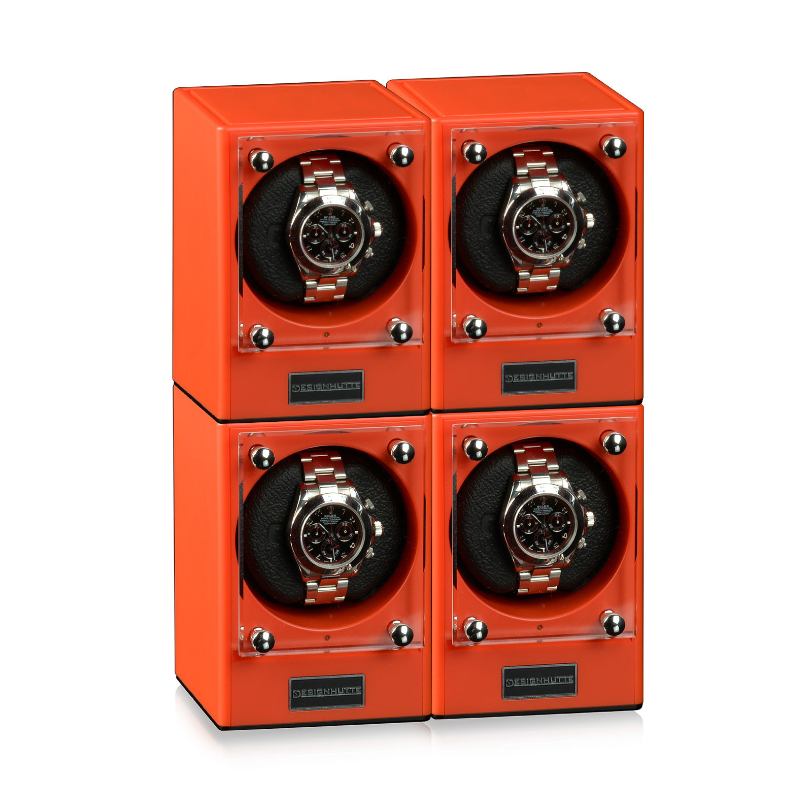 Designhütte Uhrenbeweger Piccolo 4er Set - Coral