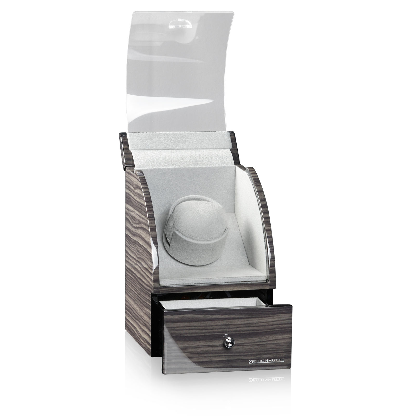 Designhütte  Uhrenbeweger Basel 1 - Dark Oak