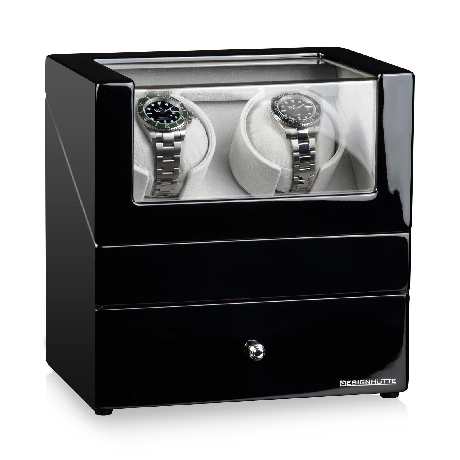 Designhütte  Uhrenbeweger San Diego 2 - Schwarz / Grau