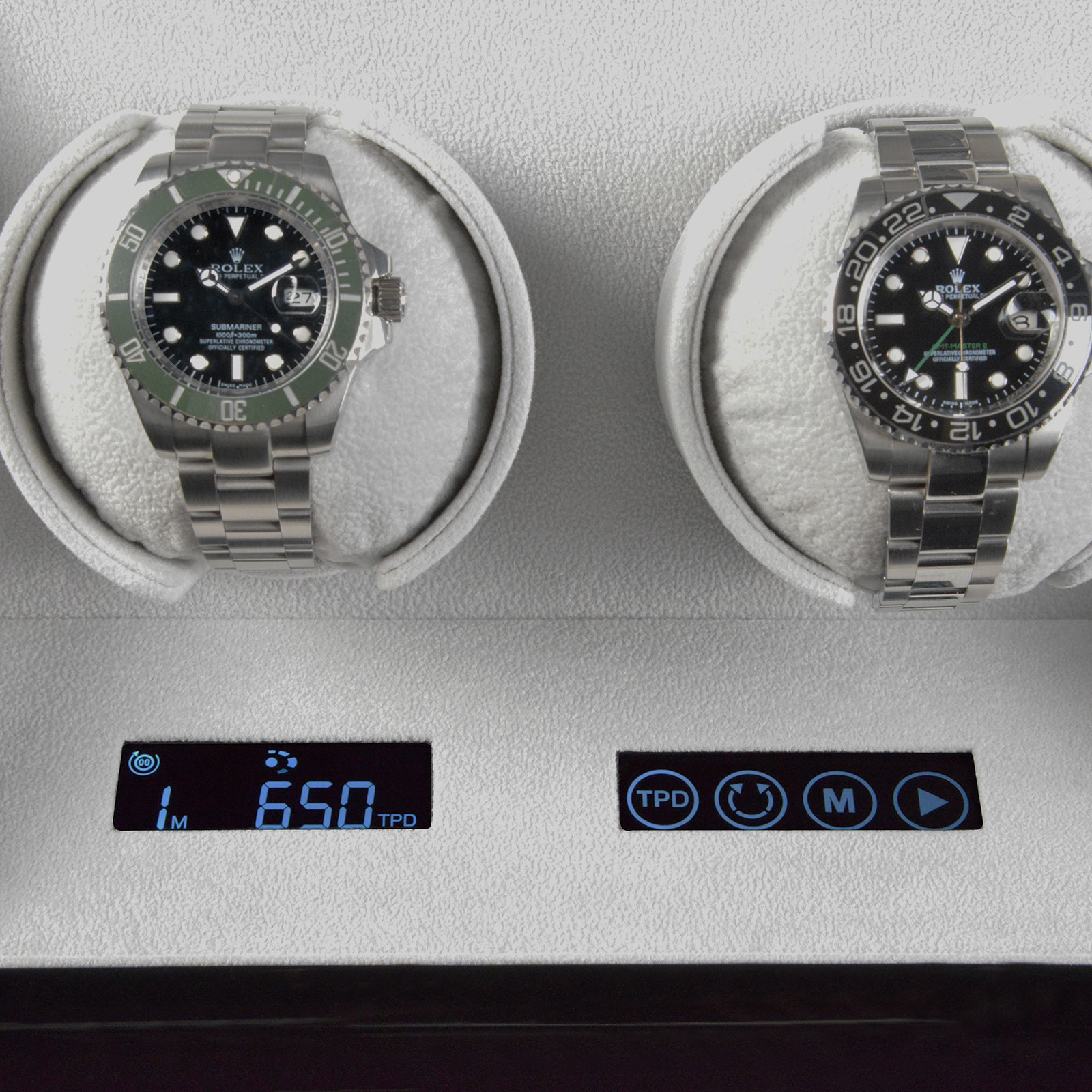 Designhütte  Uhrenbeweger San Diego 2 - Schwarz / Grau