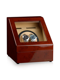 Designhütte Uhrenbeweger Monaco - Wurzelholz