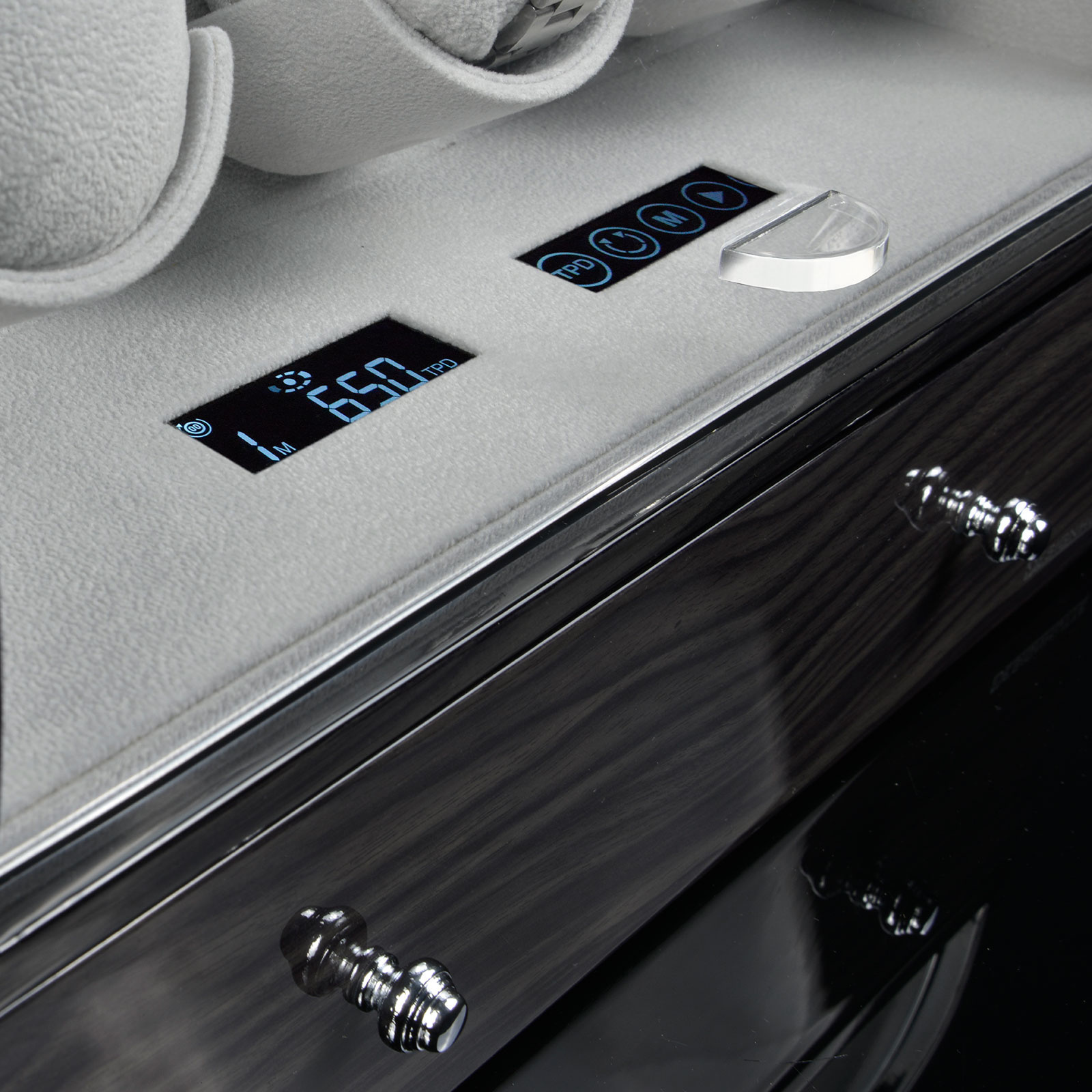 Designhütte  Uhrenbeweger Basel 6 LCD - Dark Oak