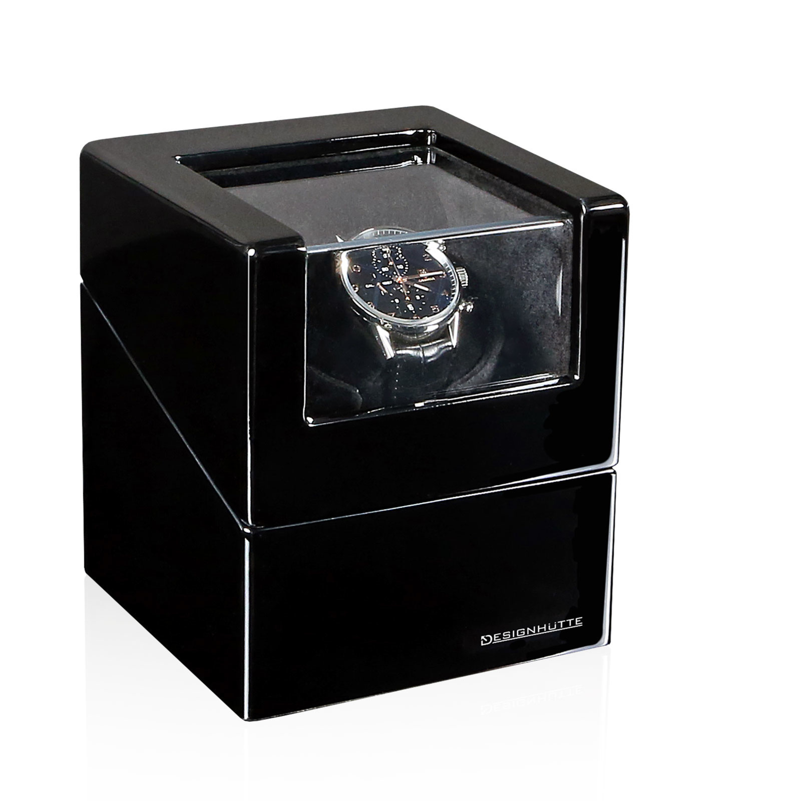 Designhütte  Uhrenbeweger San Diego 1 - Schwarz / Schwarz