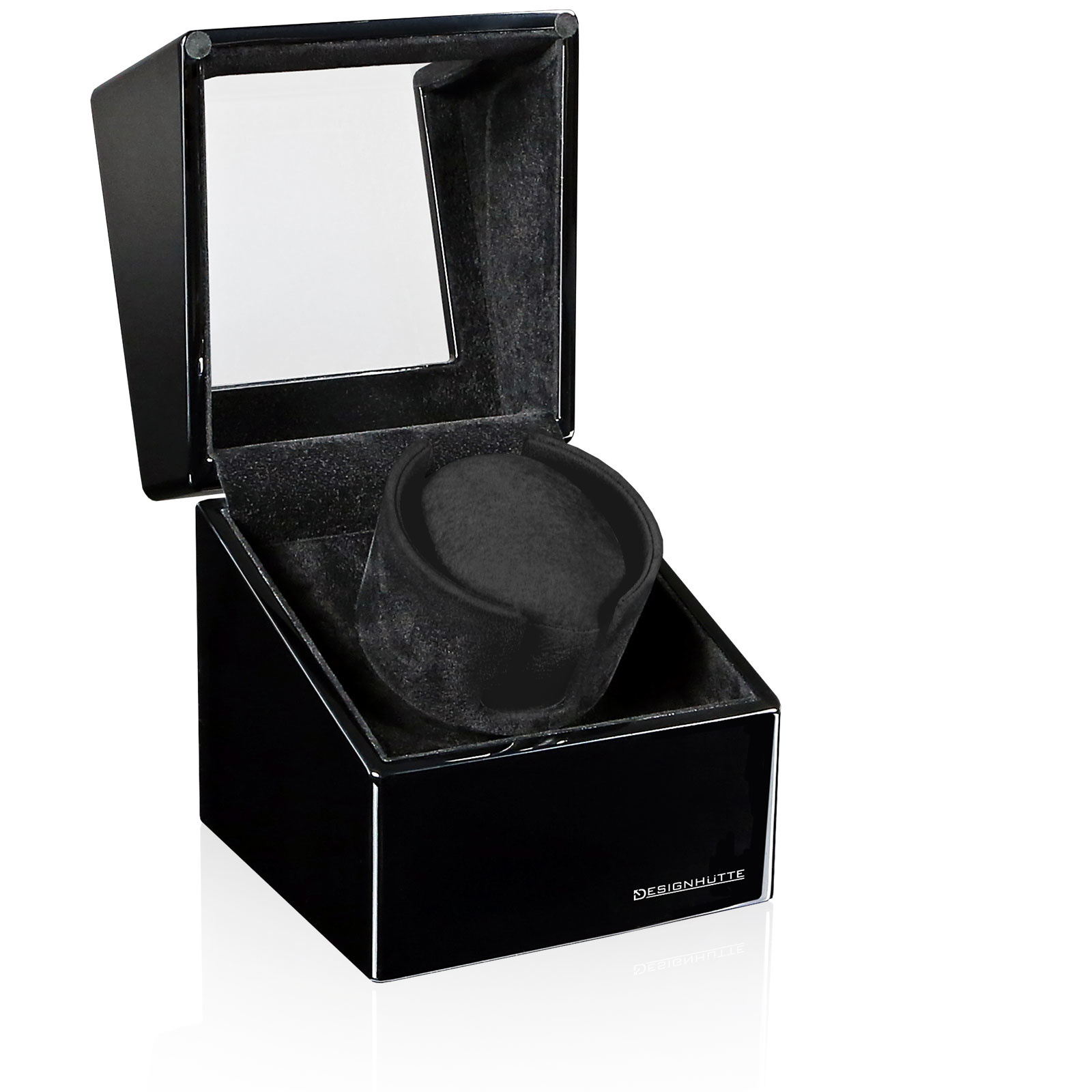 Designhütte  Uhrenbeweger San Diego 1 - Schwarz / Schwarz