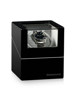 Designhütte Uhrenbeweger San Diego 1 - Schwarz / Grau