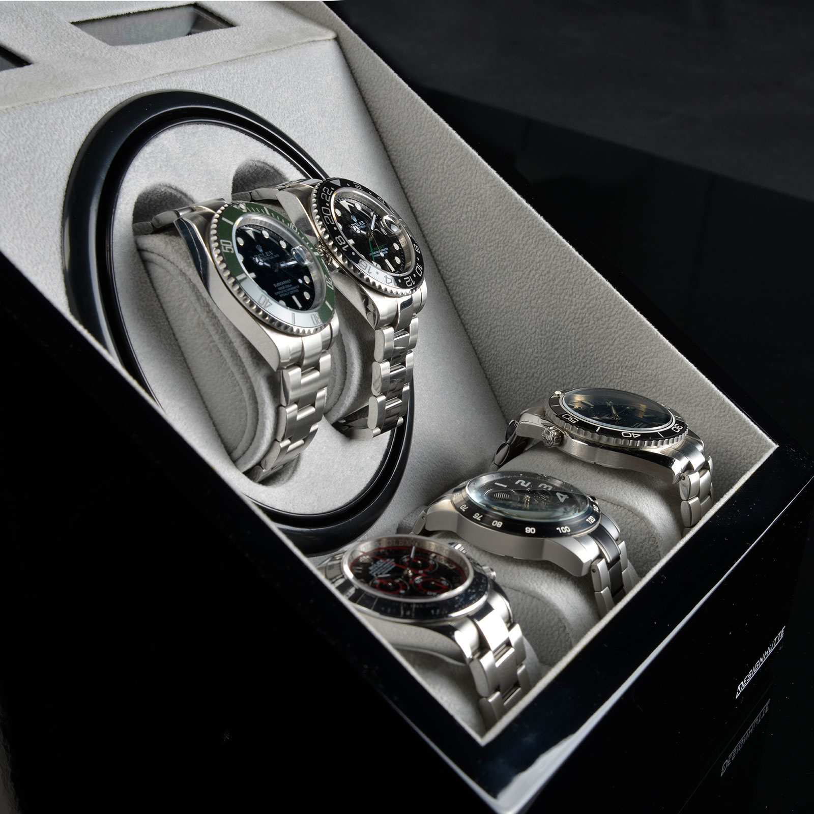 Designhütte  Uhrenbeweger Monaco - Schwarz