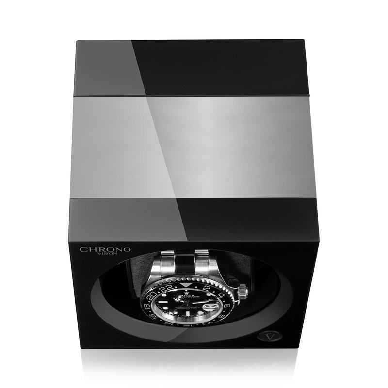 Chronovision  One schwarz hochglanz chrom