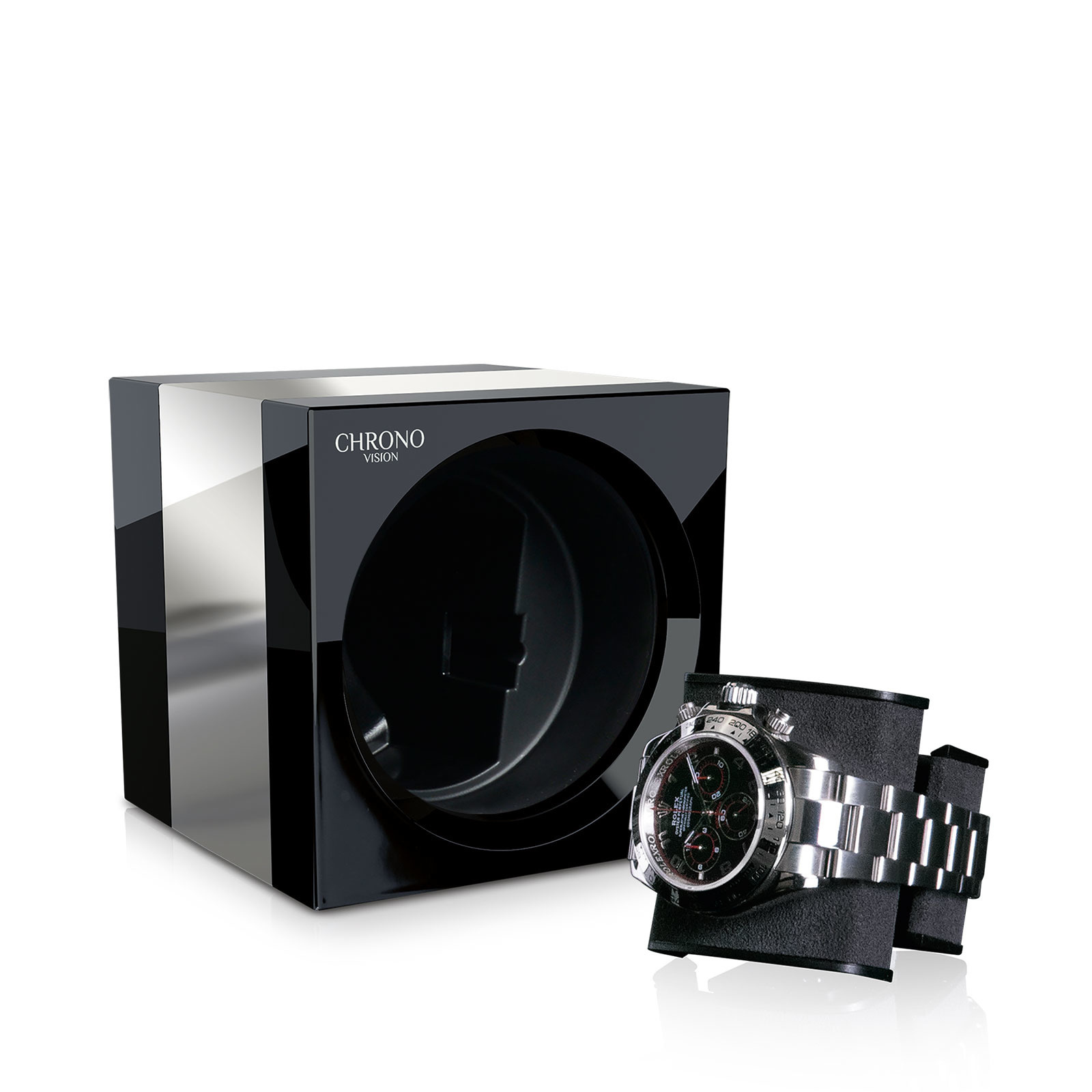 Chronovision  One schwarz hochglanz chrom