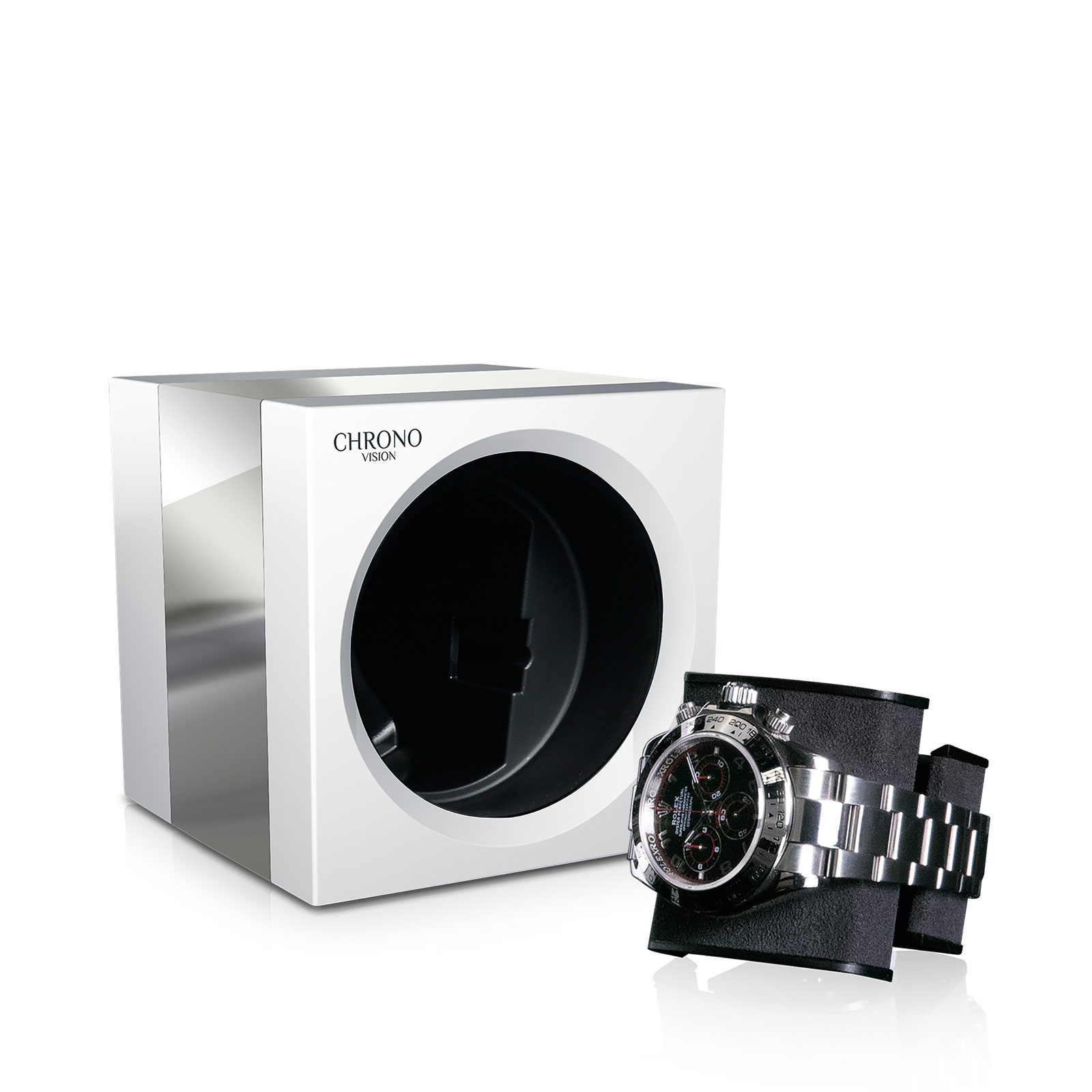 Chronovision Chronovision One weiss seidenmatt chrom