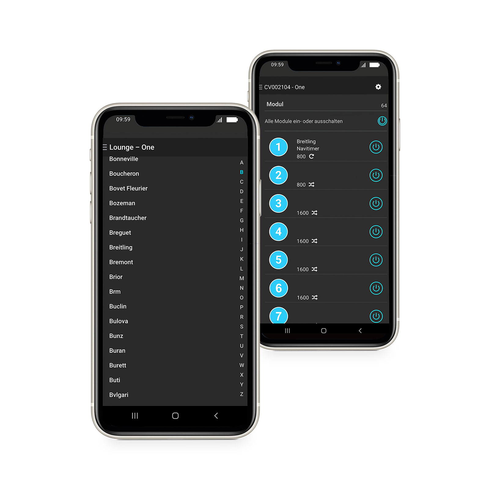 Chronovision One chrom seidenmatt carbon lack