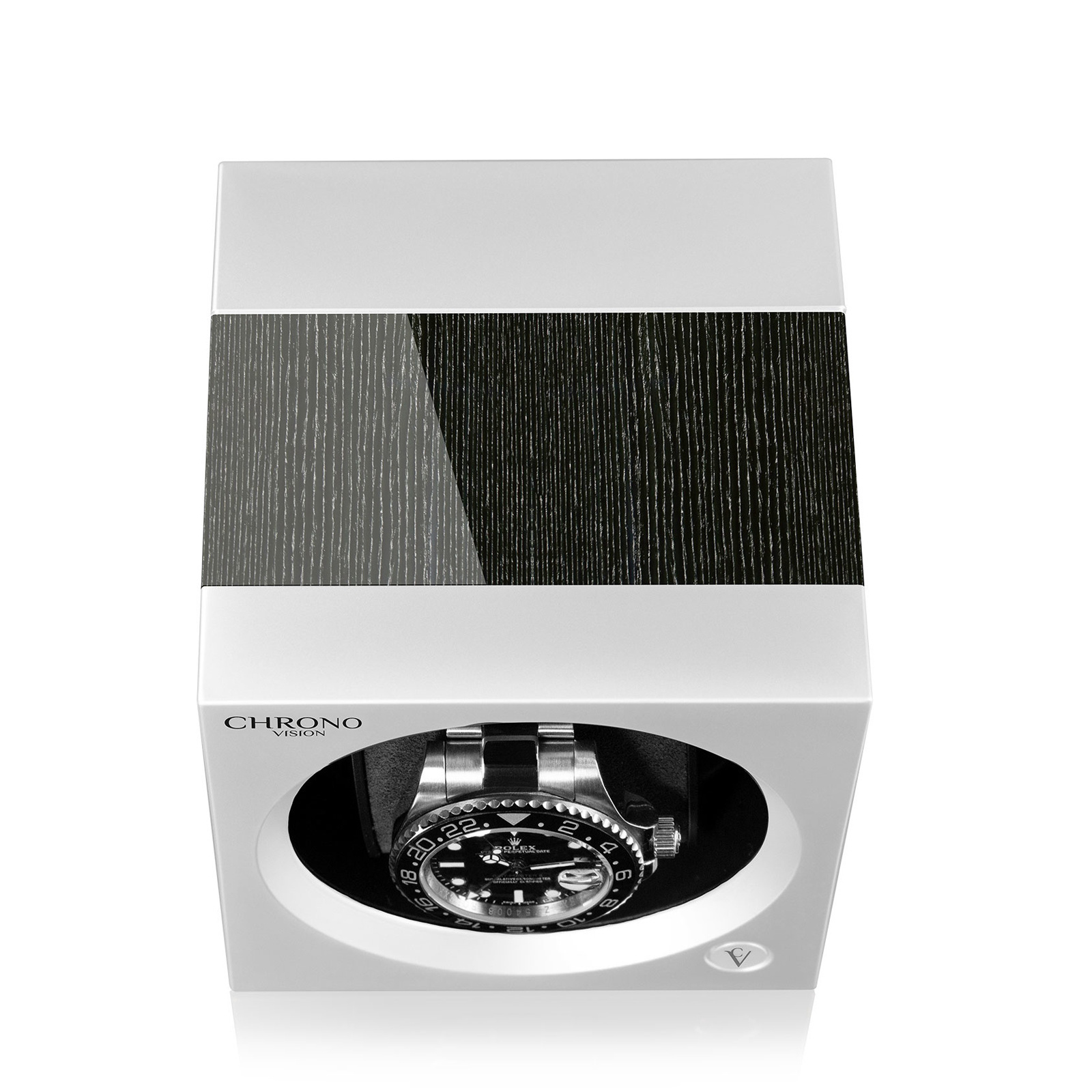 Chronovision  One weiss seidenmatt argento hochglanz