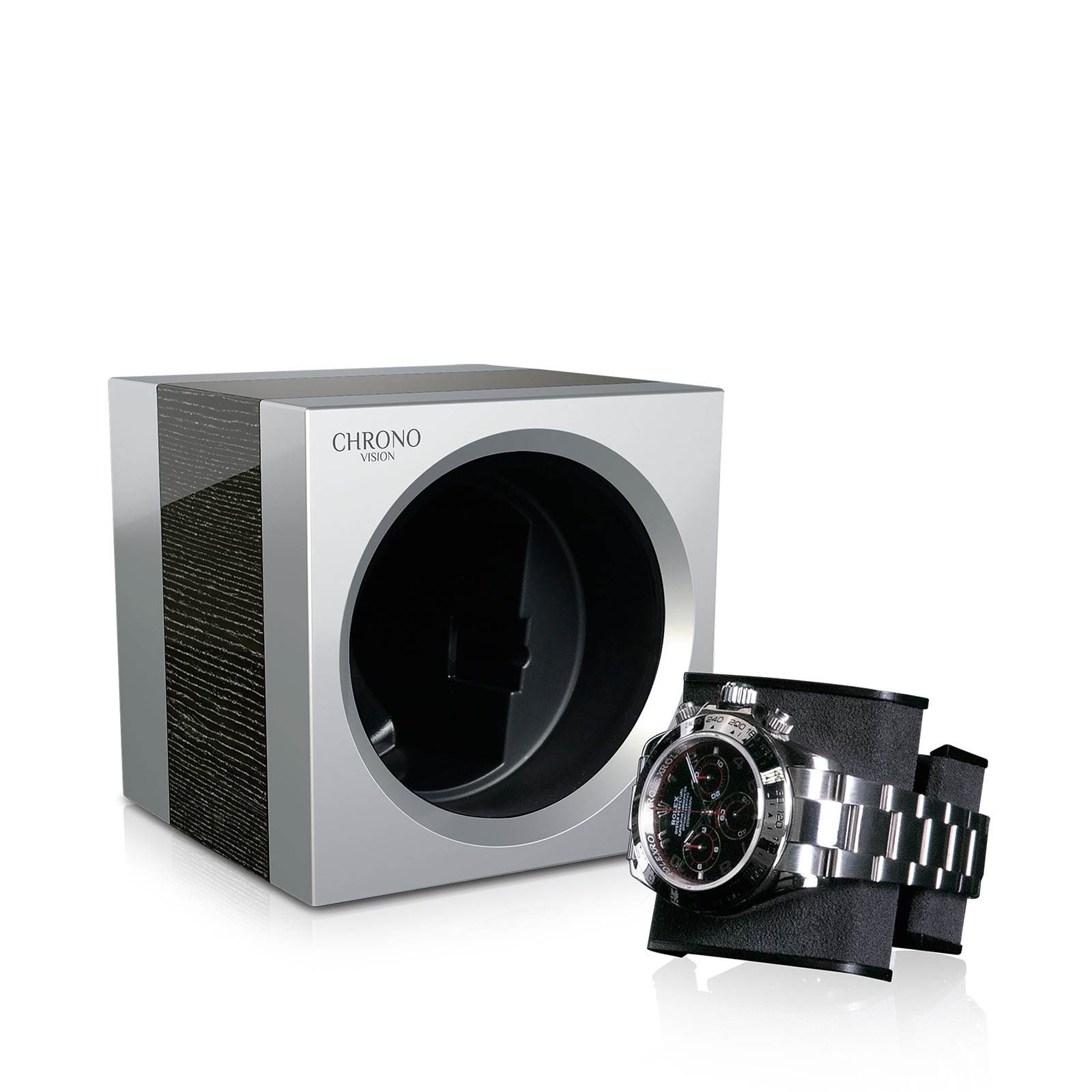 Chronovision  One chrom seidenmatt argento hochglanz