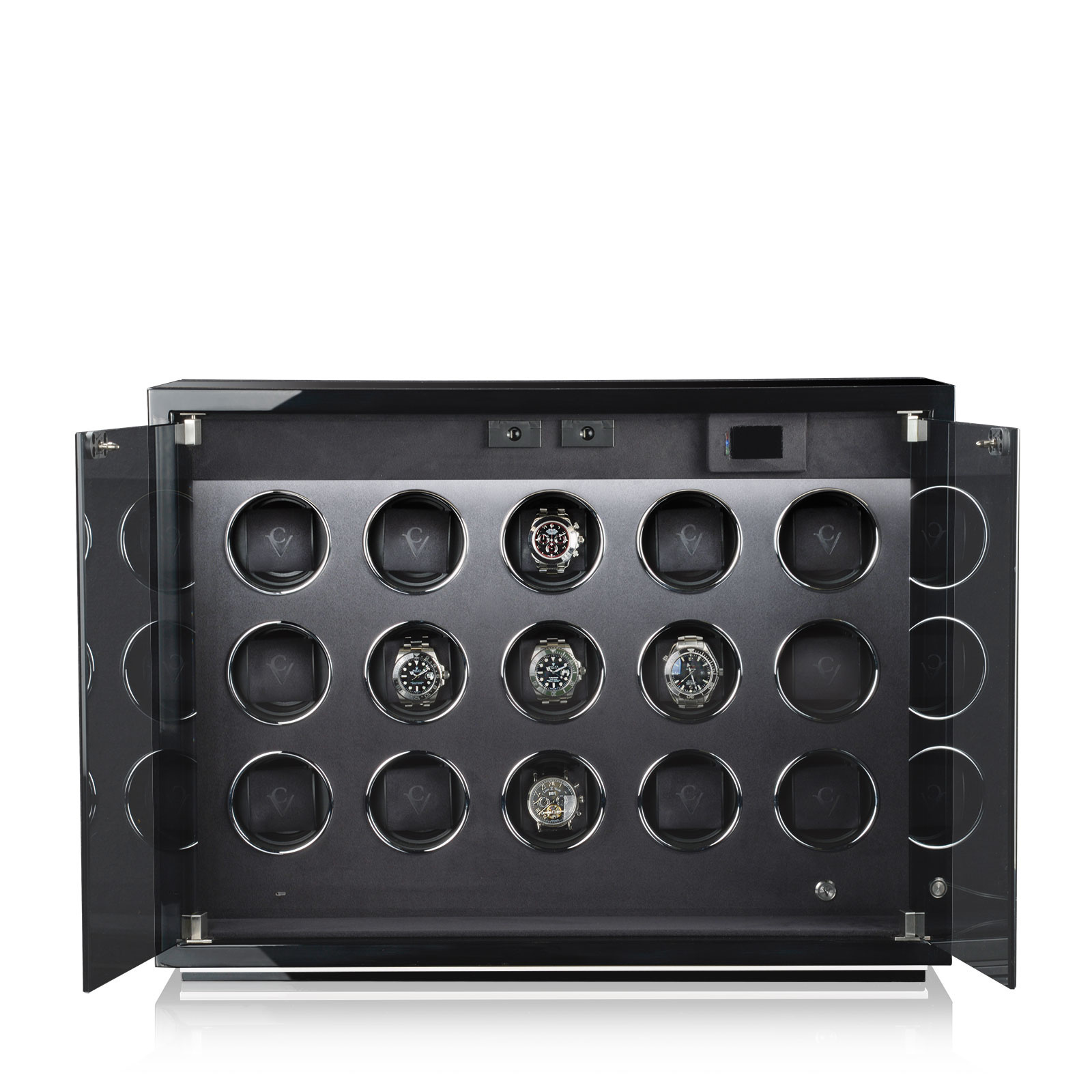 Chronovision Uhrenbeweger Ambiance XV Guard schwarz hochglanz