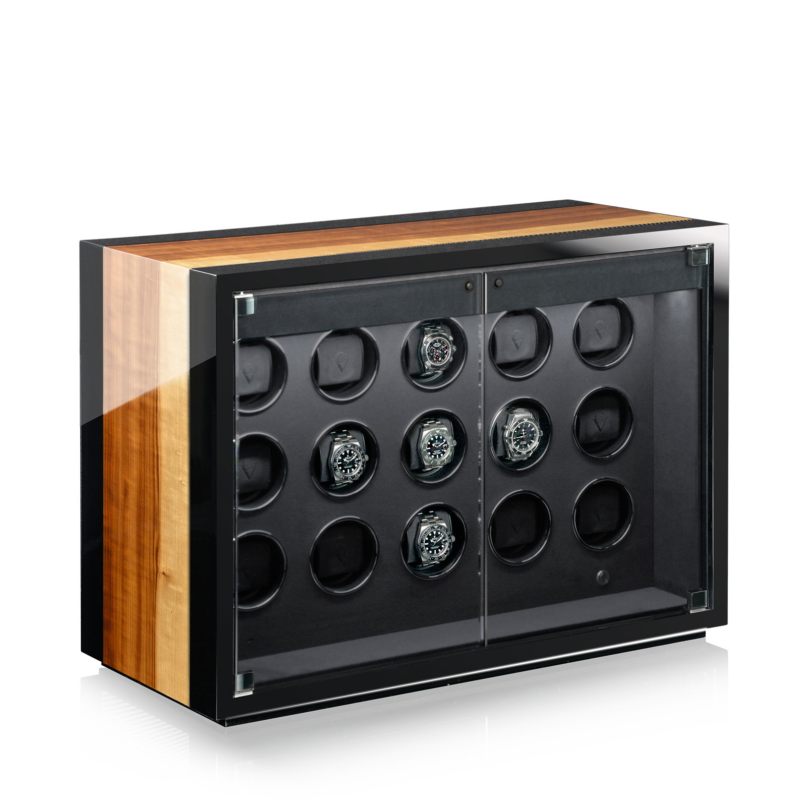 Chronovision  Uhrenbeweger Ambiance XV Guard schwarz hochglanz aurosso hochglanz