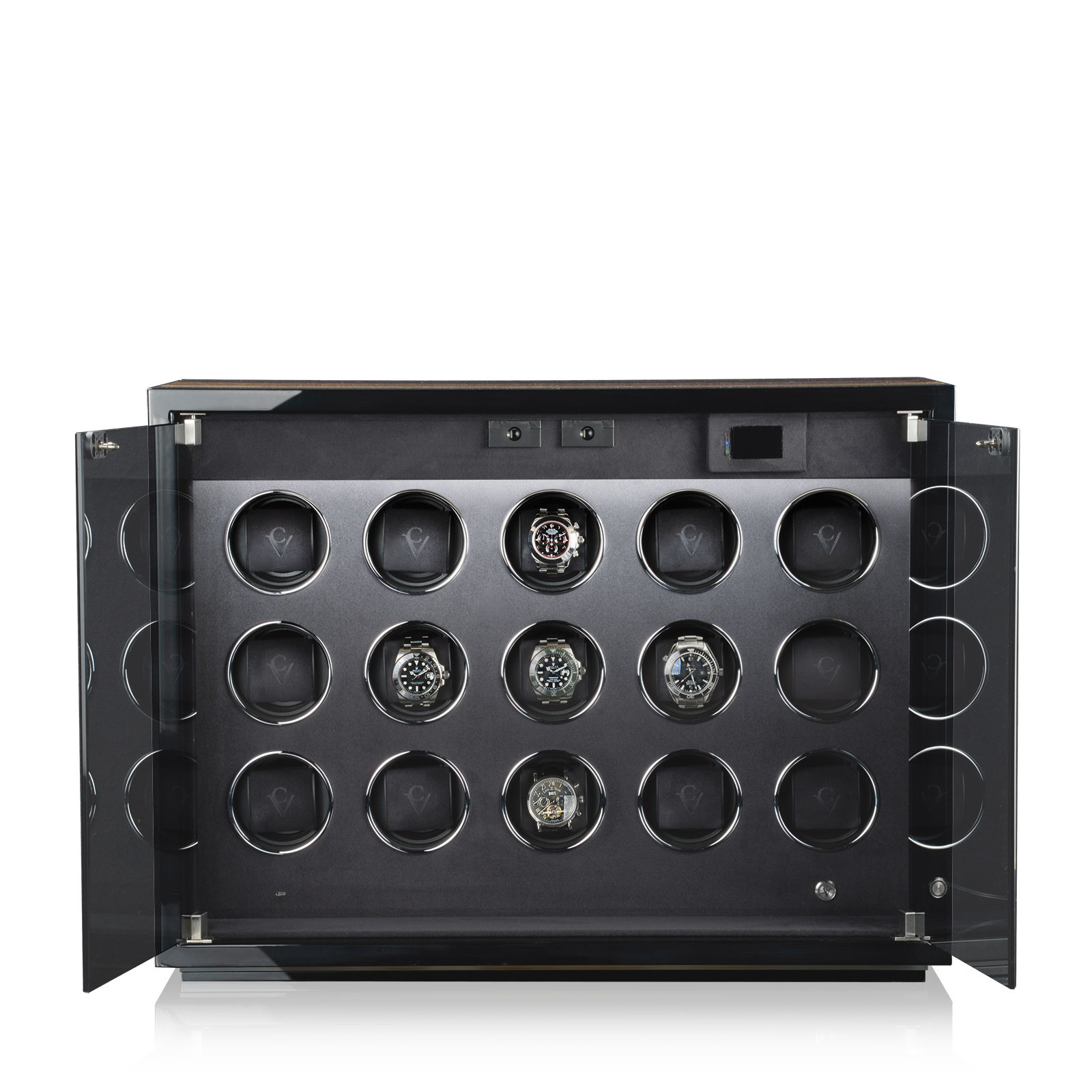 Chronovision  Uhrenbeweger Ambiance XV Guard schwarz hochglanz aurosso hochglanz