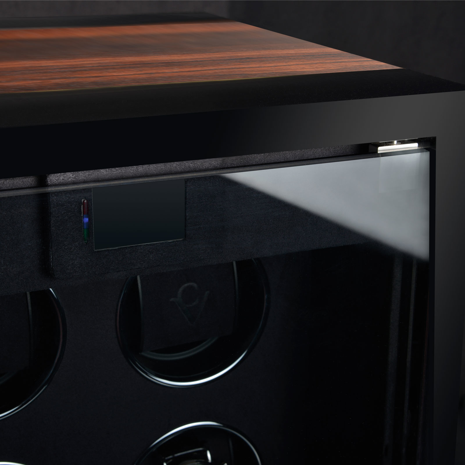 Chronovision Uhrenbeweger Ambiance XV Guard schwarz seidenmatt ebony seidenmatt