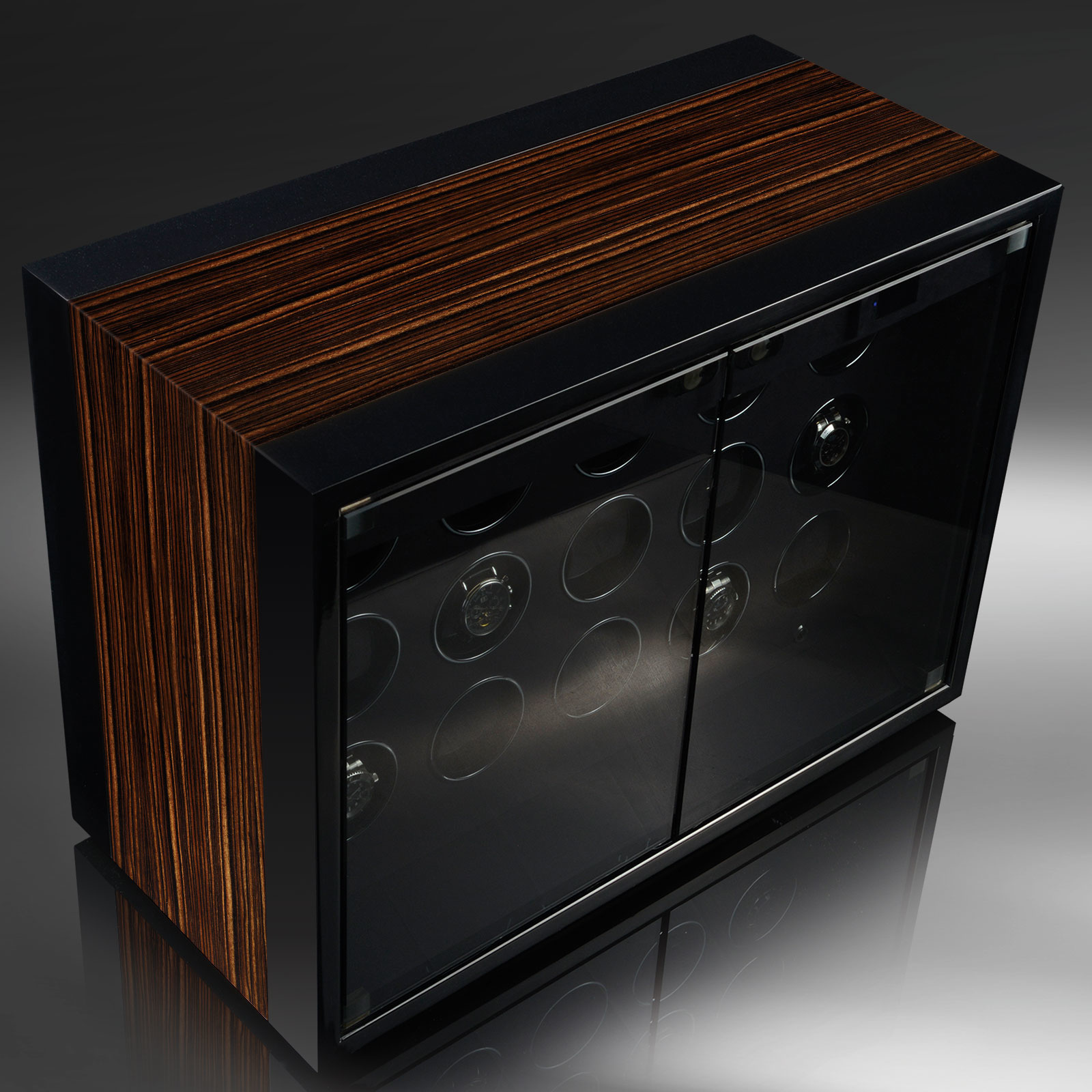 Chronovision Uhrenbeweger Ambiance XV Guard schwarz seidenmatt ebony seidenmatt