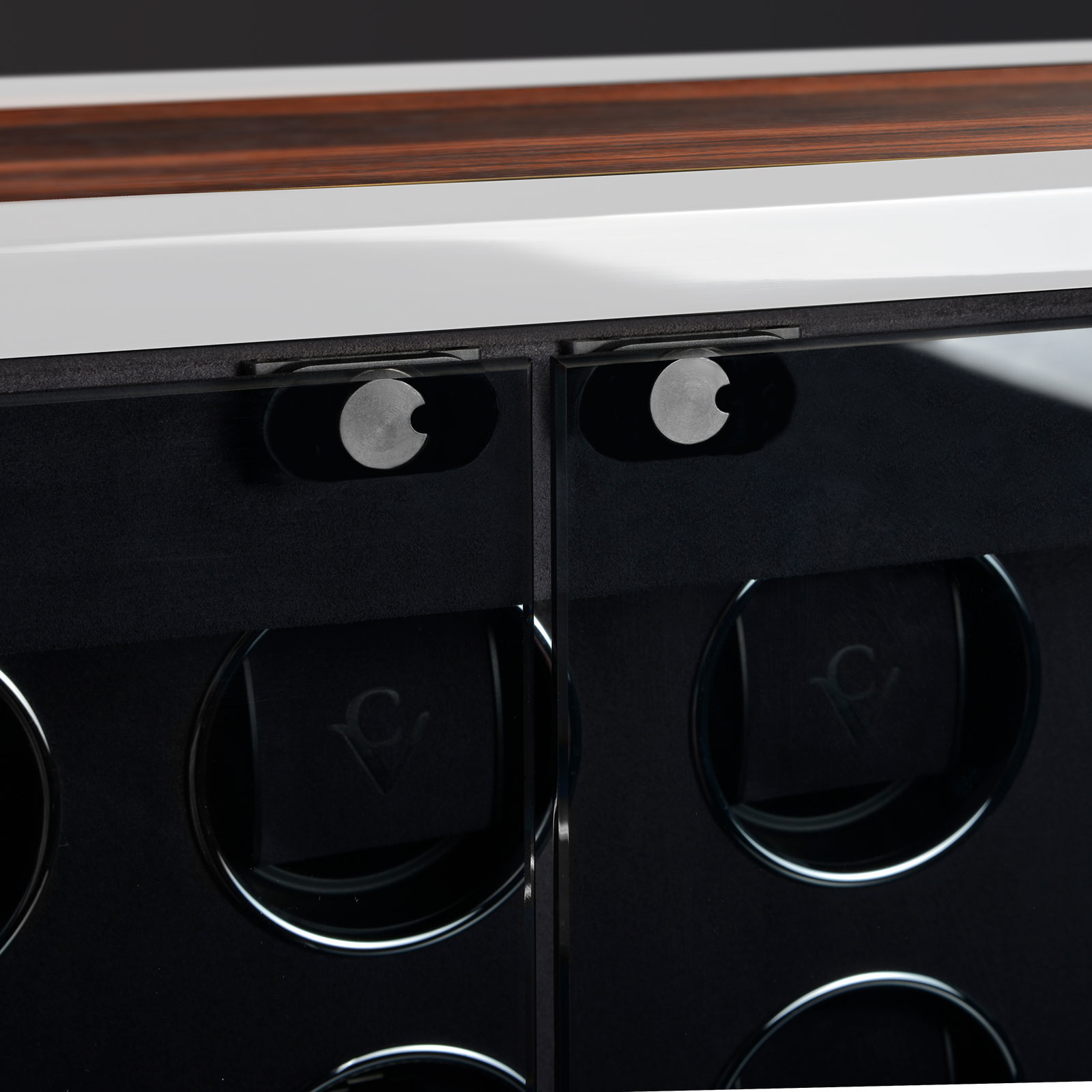 Chronovision  Uhrenbeweger Ambiance XV Guard weiss seidenmatt ebony seidenmatt