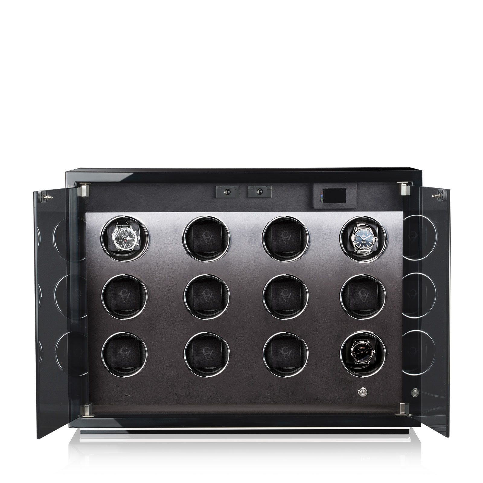 Chronovision  Uhrenbeweger Ambiance Xll Guard schwarz hochglanz