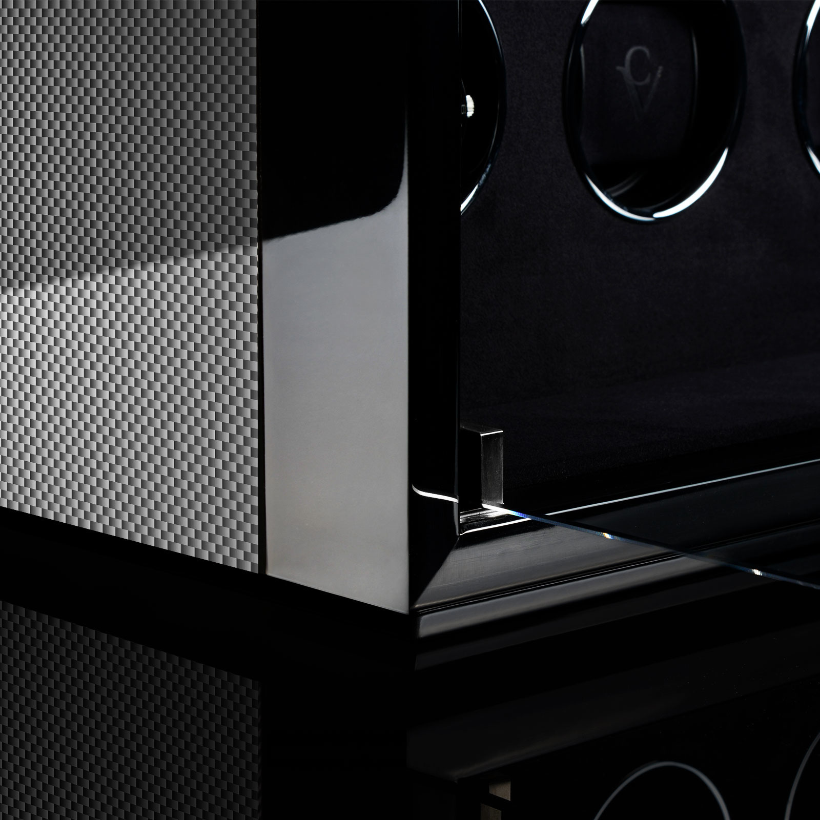 Chronovision Uhrenbeweger Ambiance Xll Guard schwarz hochglant carbon lack