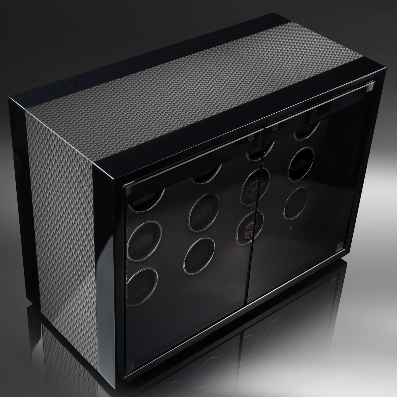 Chronovision Uhrenbeweger Ambiance Xll Guard schwarz hochglant carbon lack