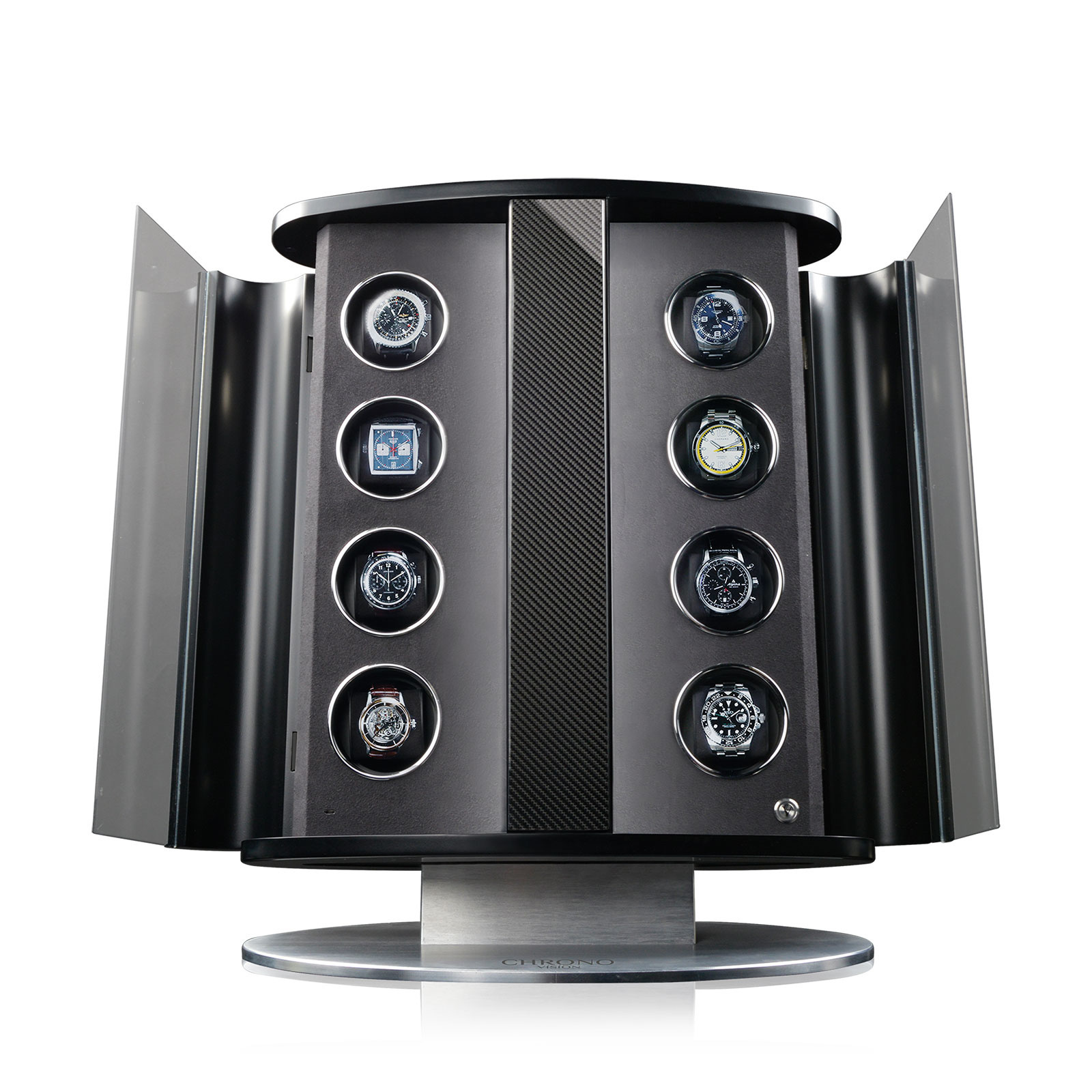 Chronovision Uhrenbeweger Prestige carbon lack schwarz seidenmatt