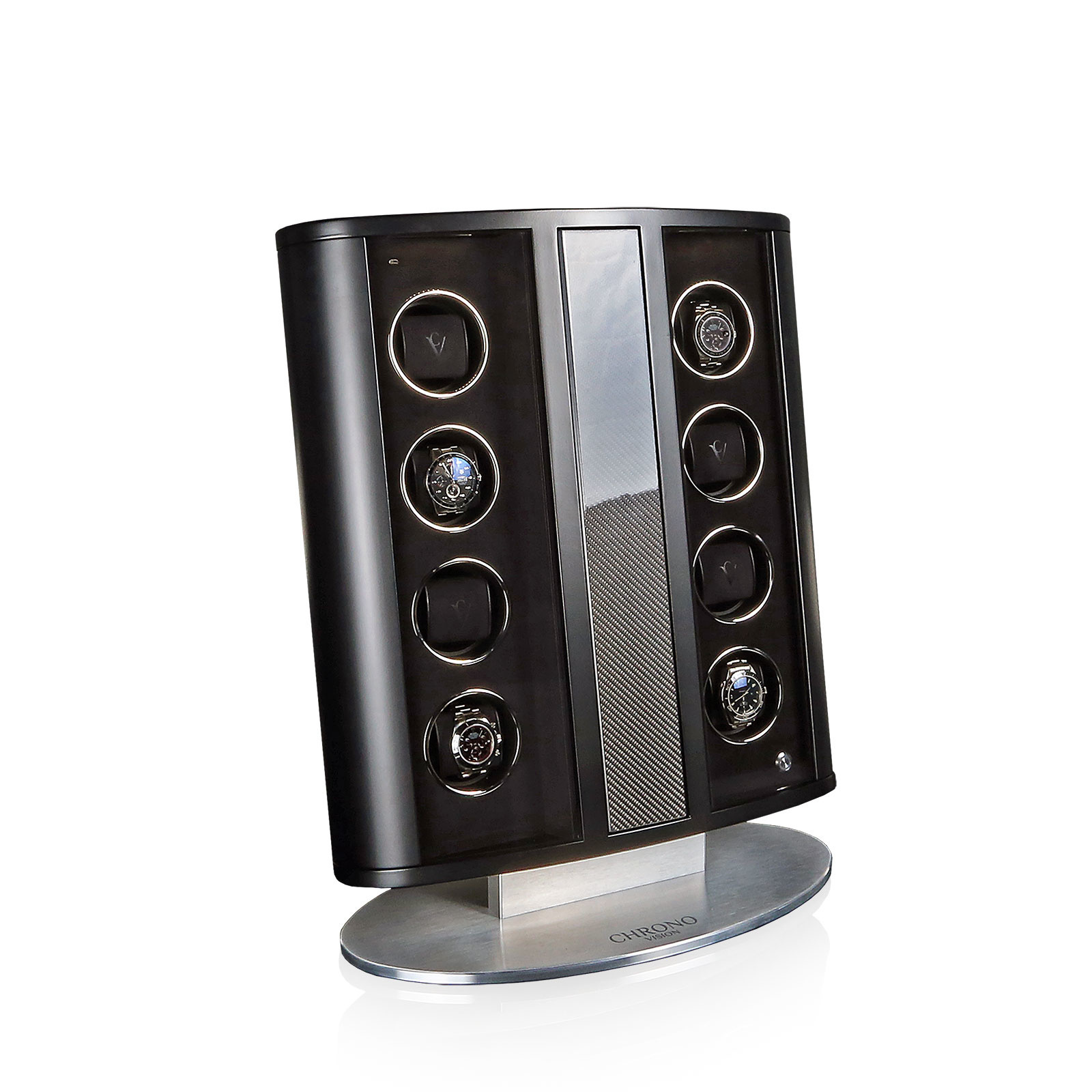 Chronovision Uhrenbeweger Prestige carbon lack schwarz seidenmatt