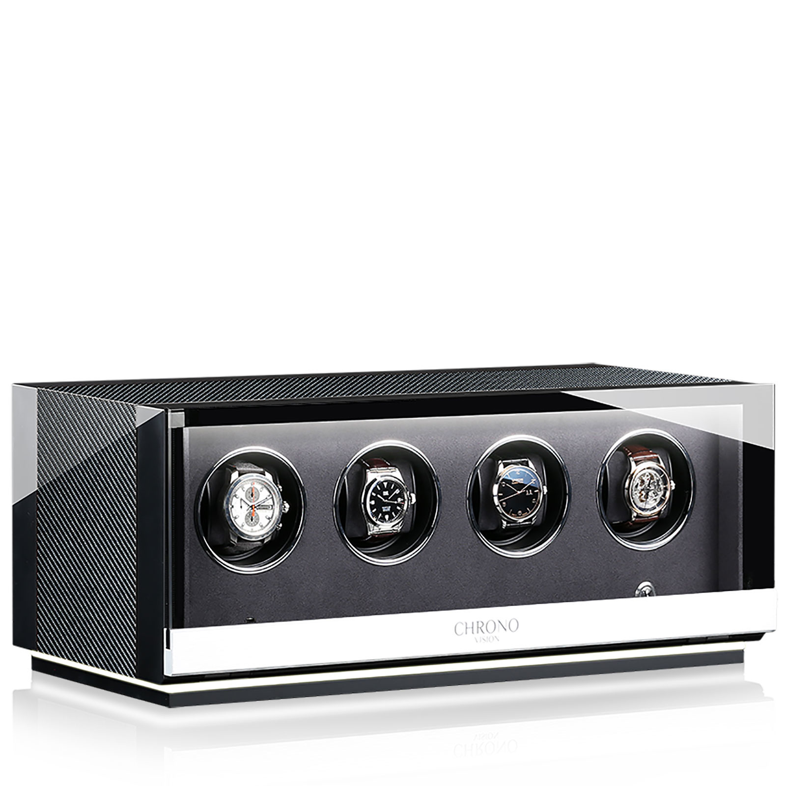 Chronovision  Uhrenbeweger Ambiance IV schwarz hochglanz carbon lack