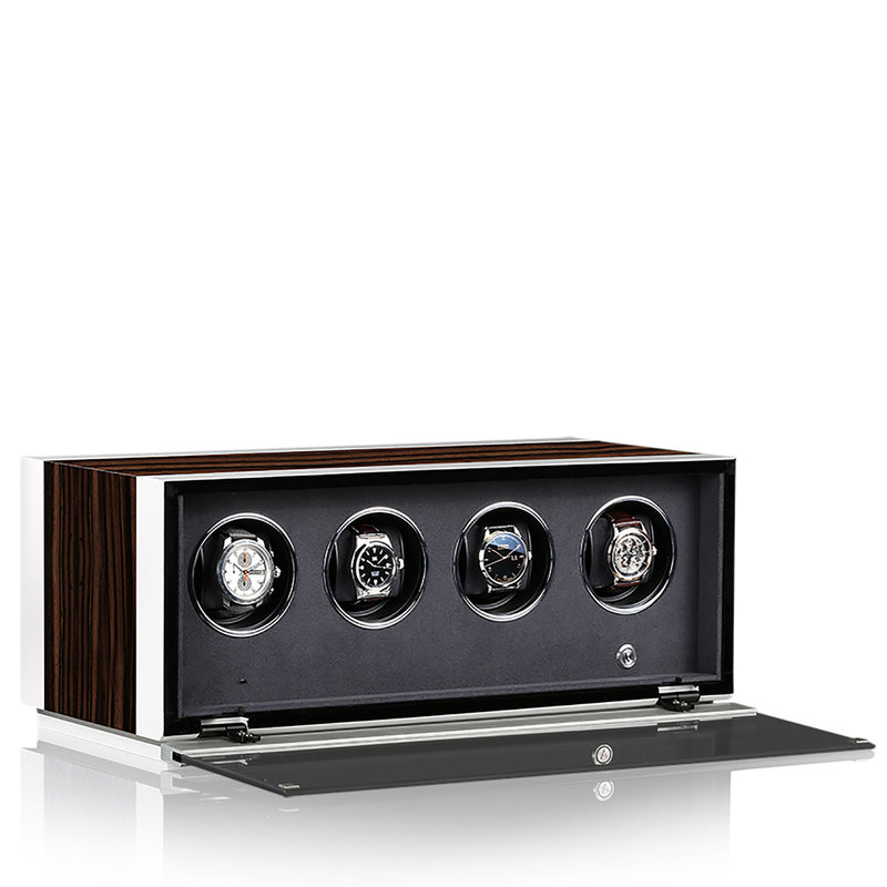 Chronovision Uhrenbeweger Ambiance IV weiss seidenmatt ebony seidenmatt