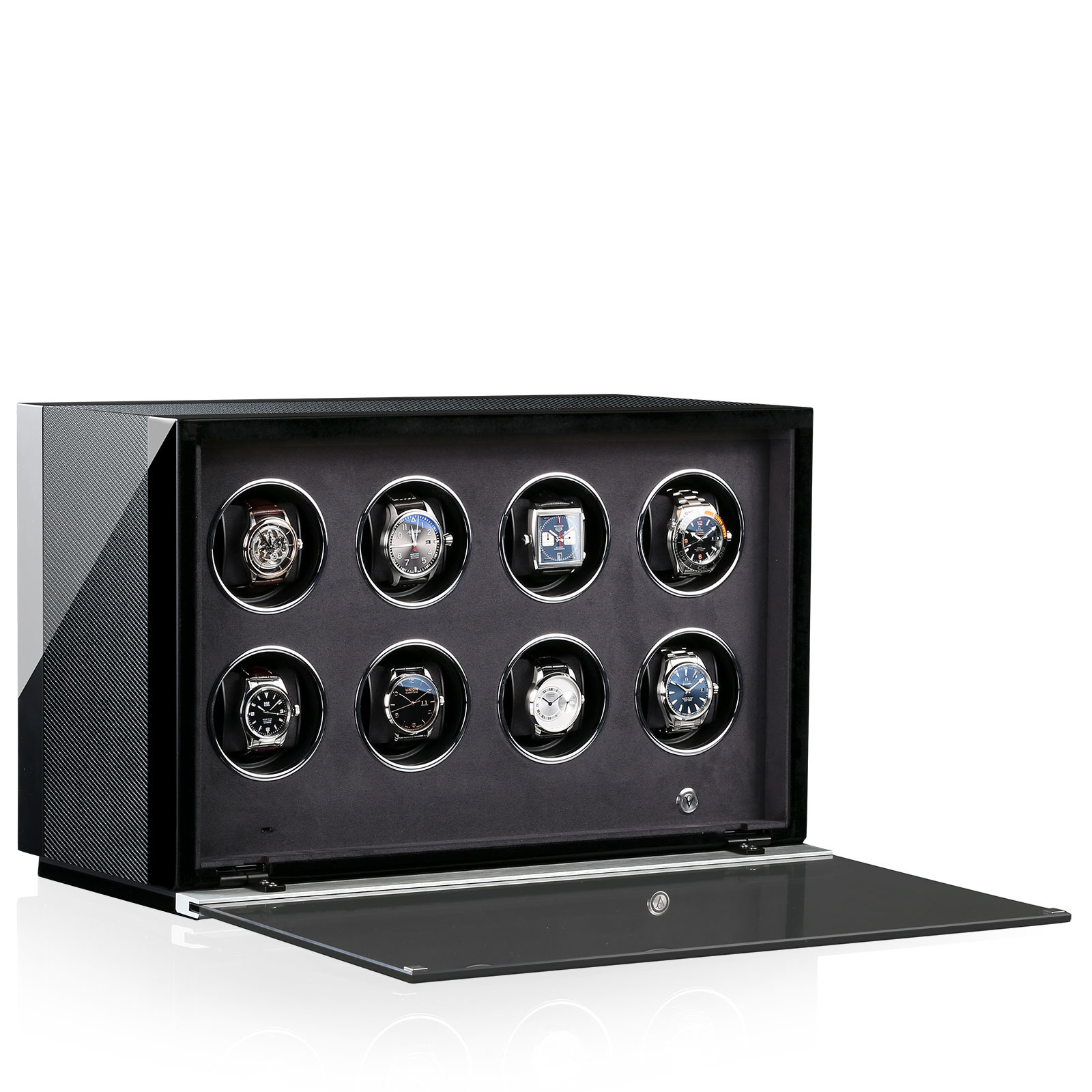 Chronovision  Uhrenbeweger Ambiance VIII schwarz hochglanz carbon lack