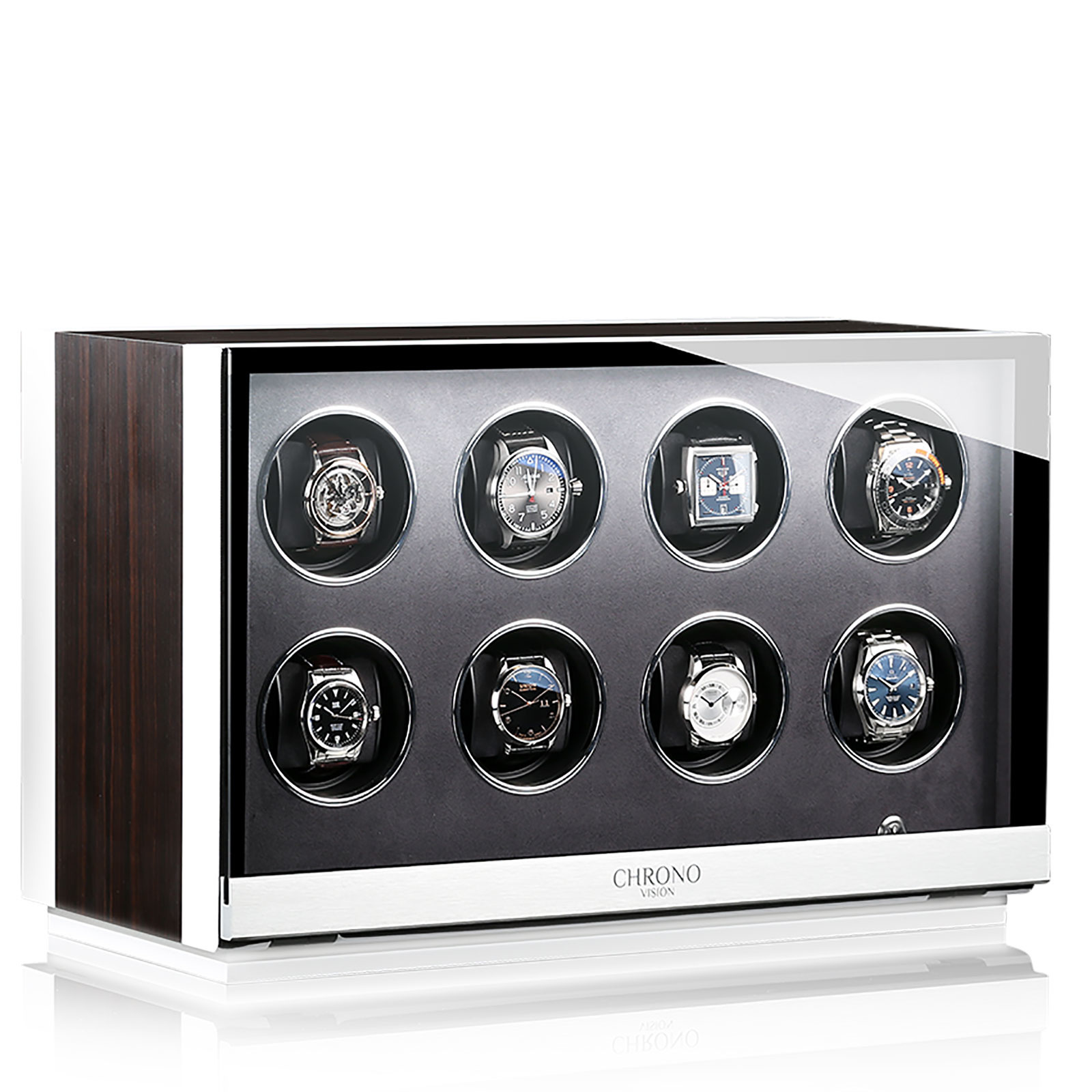 Chronovision  Uhrenbeweger Ambiance VIII weiss seidenmatt ebony seidenmatt