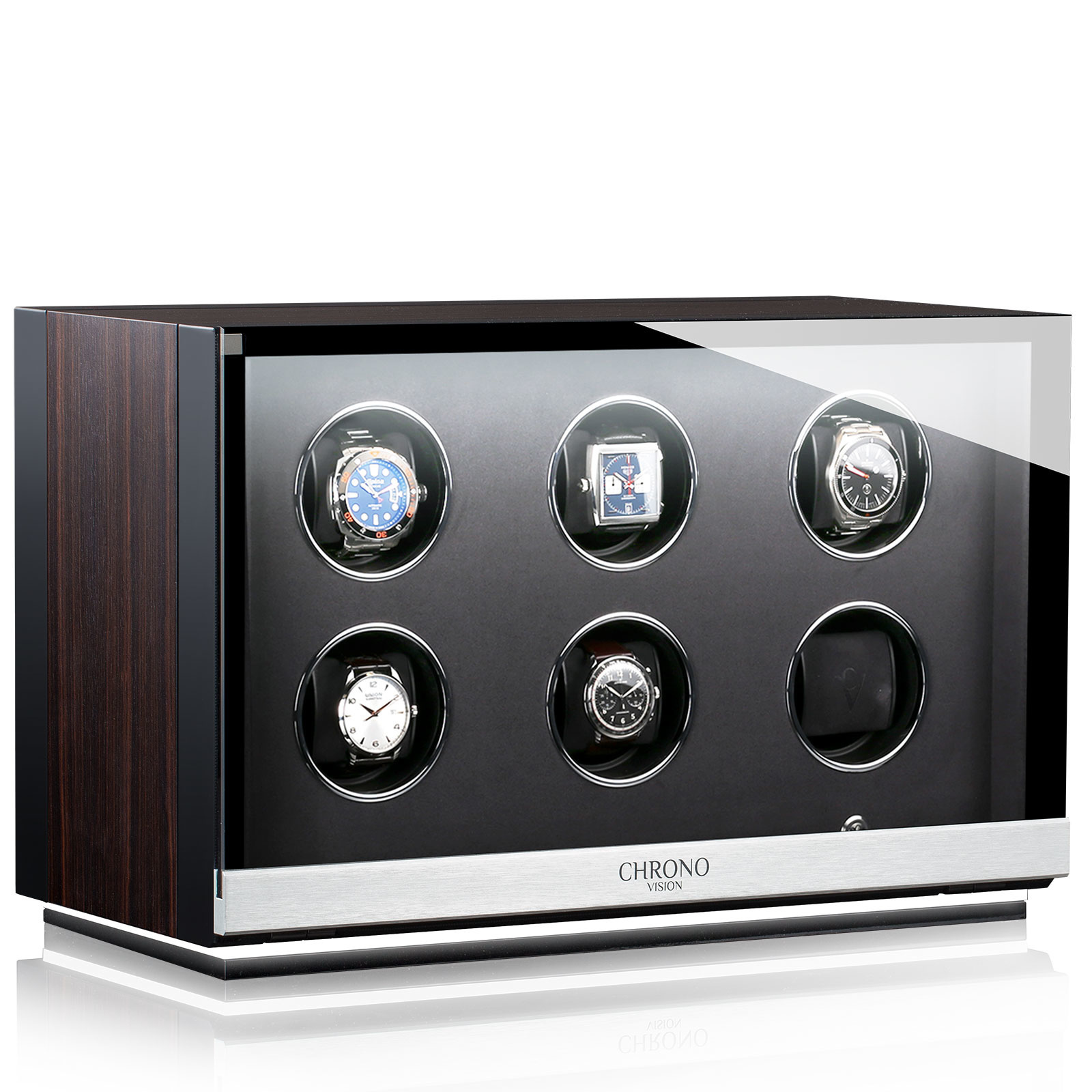 Chronovision  Uhrenbeweger Ambiance VI schwarz seidenmatt ebony seidenmatt