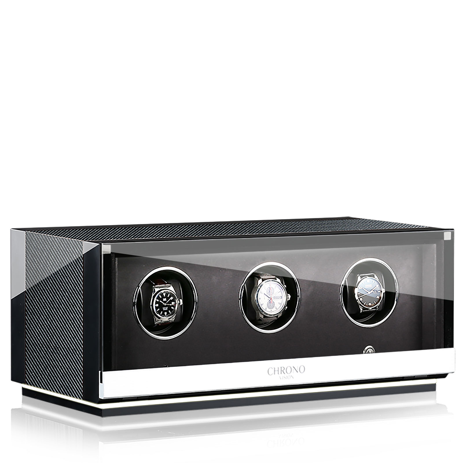 Chronovision  Uhrenbeweger Ambiance III schwarz hochglanz carbon lack
