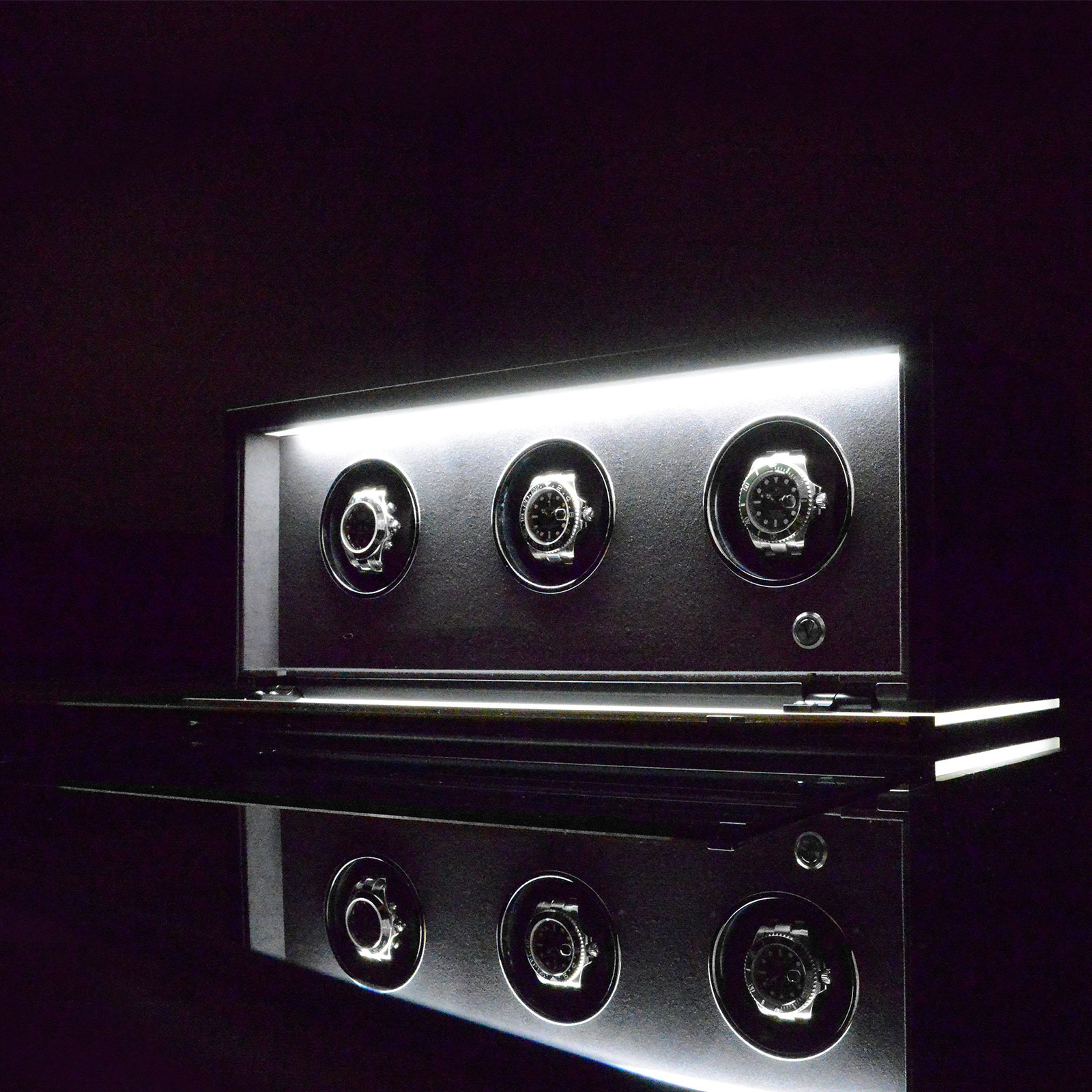 Chronovision  Uhrenbeweger Ambiance III schwarz hochglanz