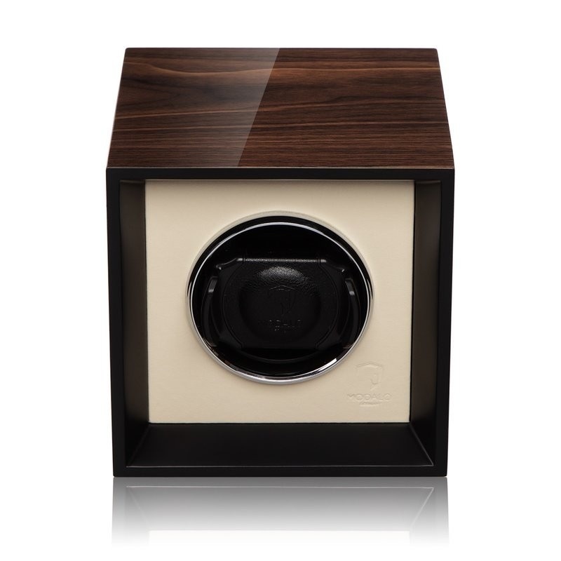 Modalo Uhrenbeweger Impress MV4 für 1 Uhr Walnuss Beige