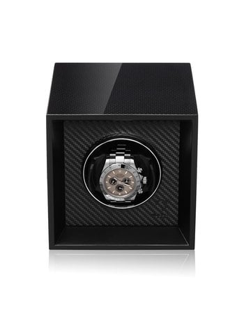 Modalo Uhrenbeweger Impress MV4 für 1 Uhr Carbon Schwarz