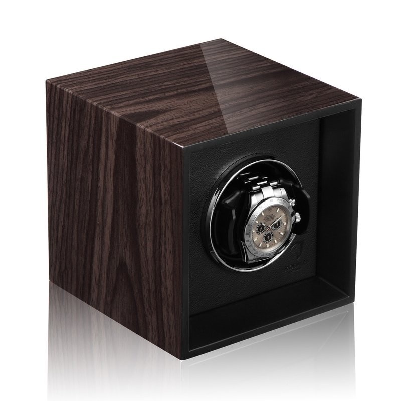 Modalo Uhrenbeweger Impress MV4 für 1 Uhr Schwarzes Makassar