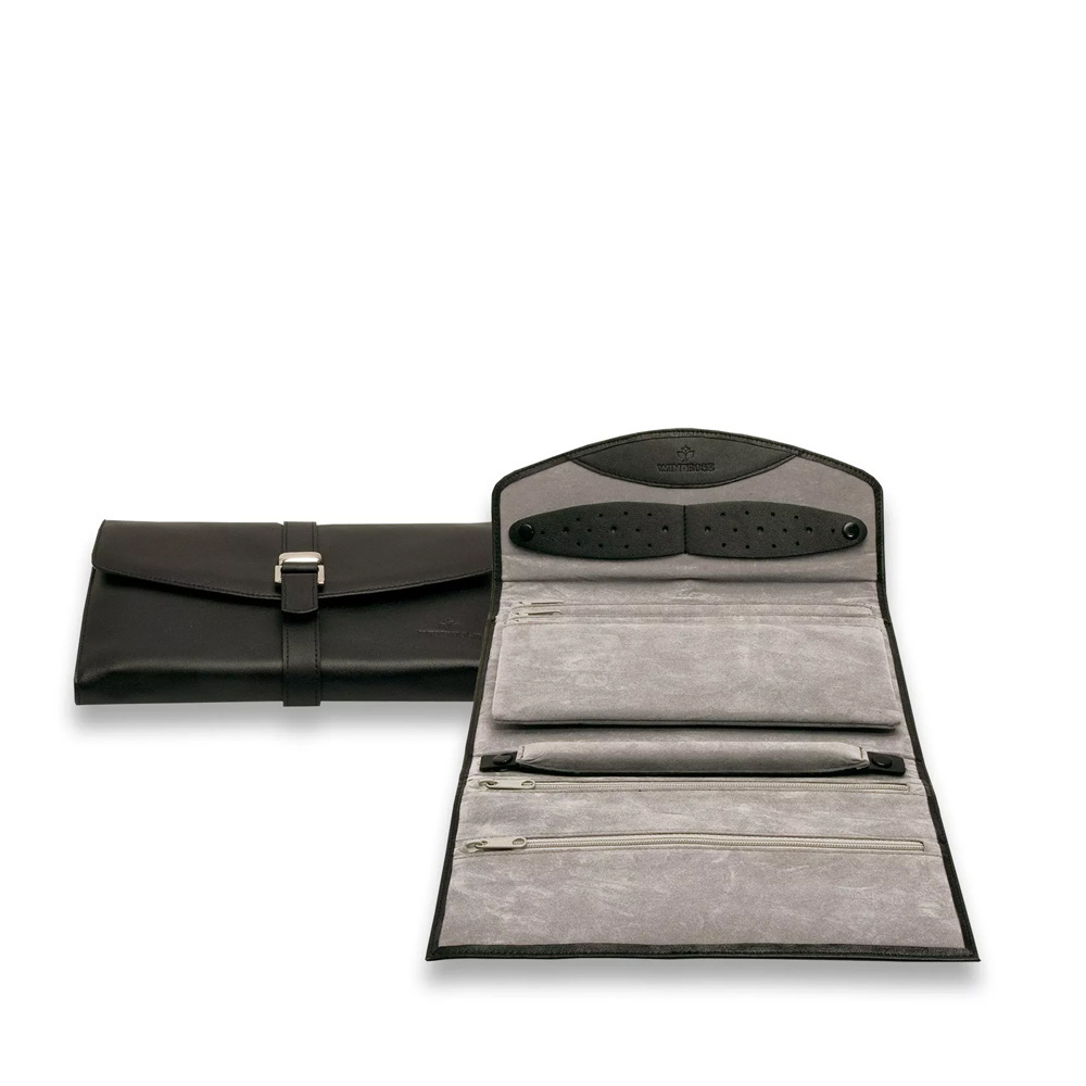 WINDROSE Schmucketui Nappa 3 - Schwarz