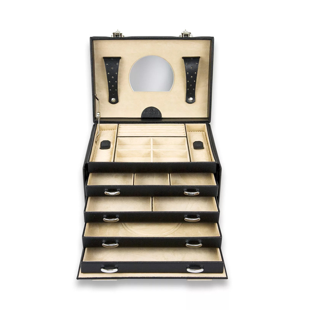 WINDROSE Schmuckkoffer Beluga 1 - Schwarz