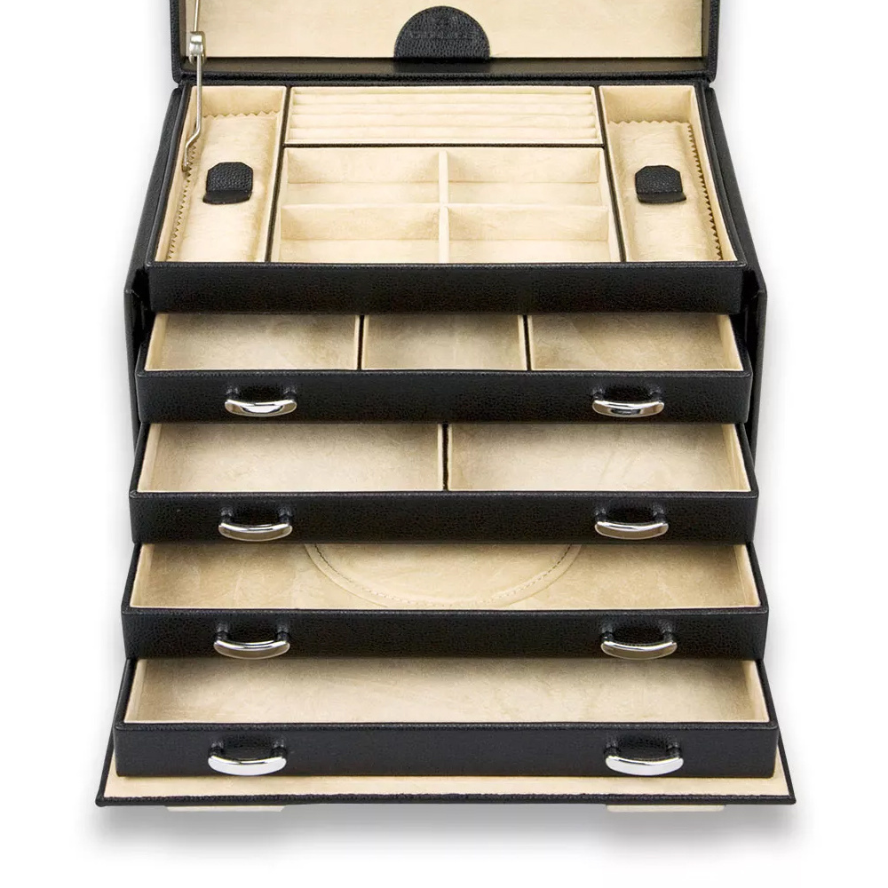 WINDROSE Schmuckkoffer Beluga 1 - Schwarz