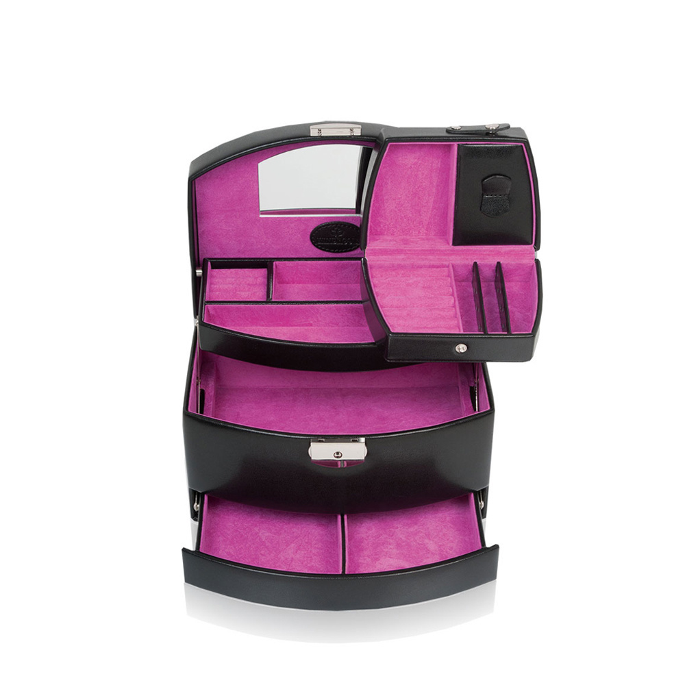 WINDROSE Schmuckkästchen Merino 15 - Schwarz