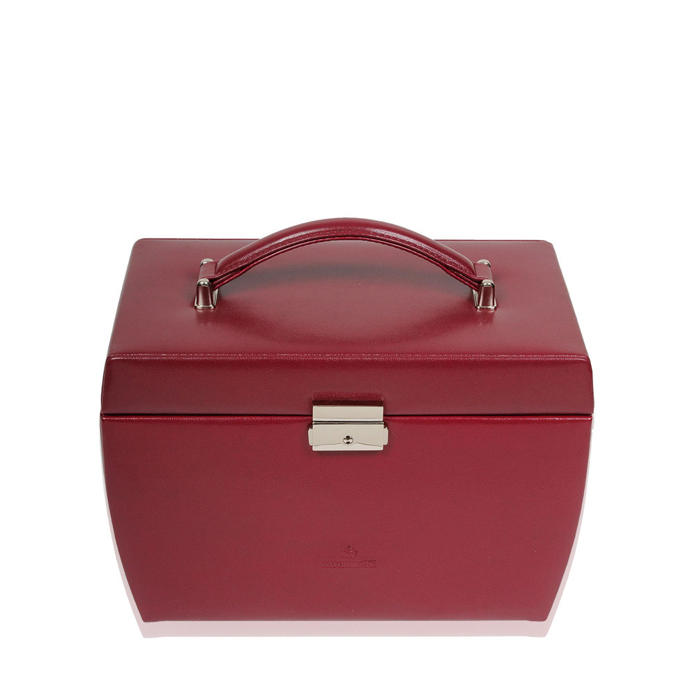 WINDROSE Schmuckkoffer Merino 18 - Rot