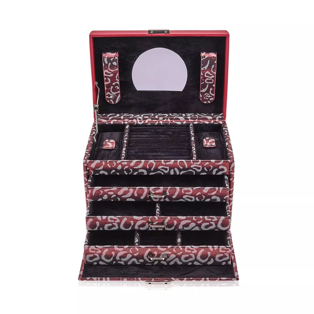 WINDROSE Schmuckkästchen Panthera - Rot L