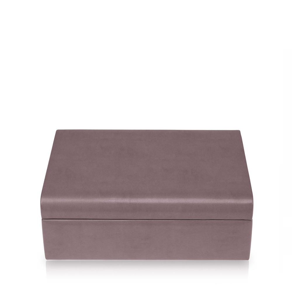 WINDROSE Charms- und Ringbox Merino Moda - Grau L