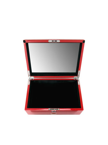 WINDROSE Schmuckkästchen High Gloss L - Rot