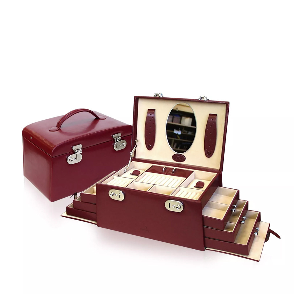 WINDROSE Schmuckkästchen Merino 11 - Rot