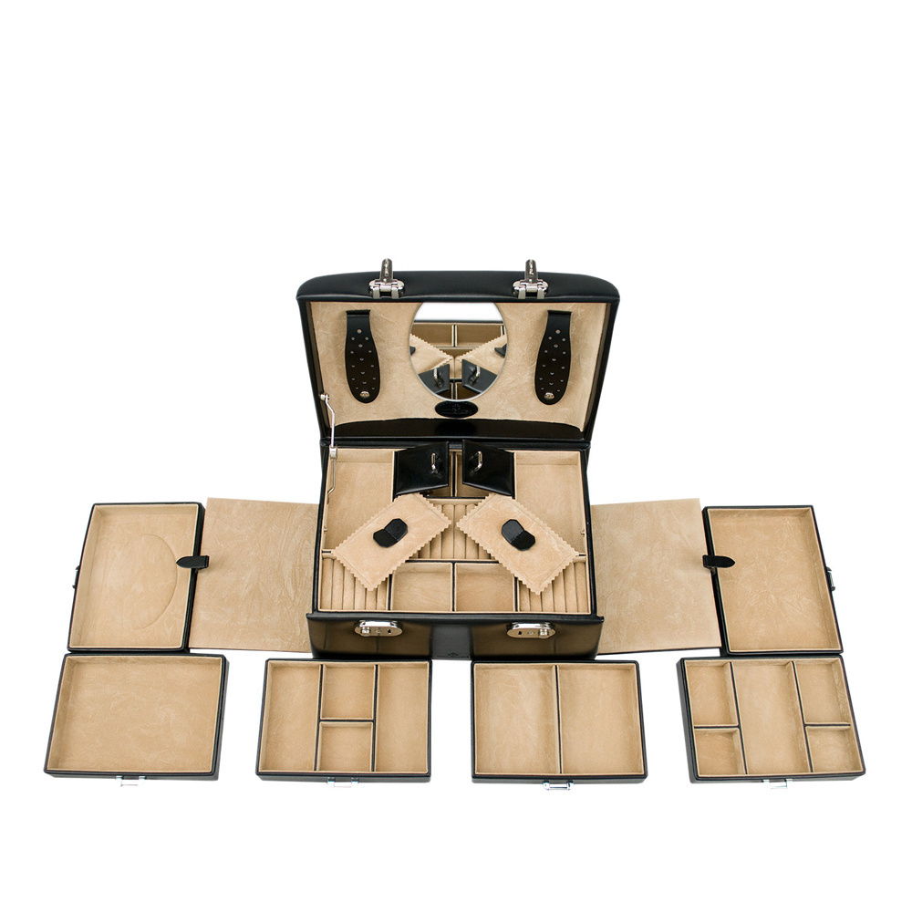 WINDROSE Schmuckkästchen Merino 11 - Schwarz